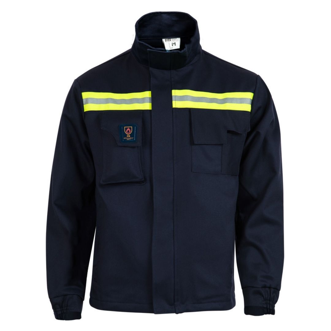 Chaqueta Ignífuga Azul Cat.2 (Sin forro)