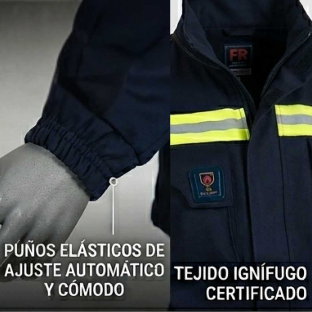 Chaqueta Ignífuga Azul Cat.2 (Sin forro)