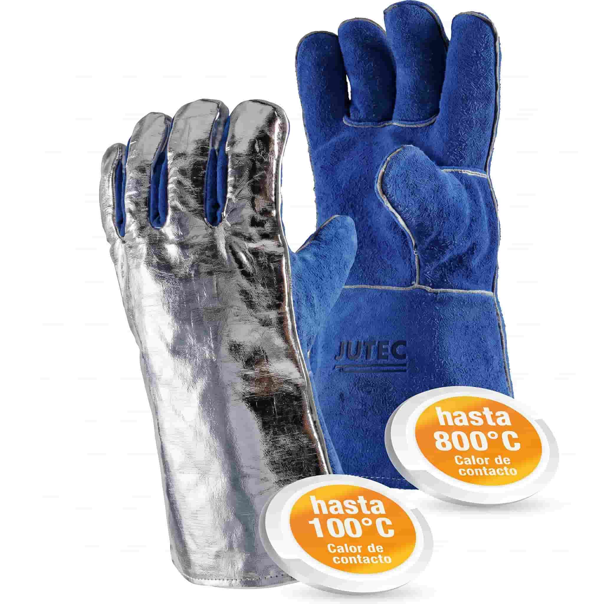 Guante Aluminizado Palma Azul